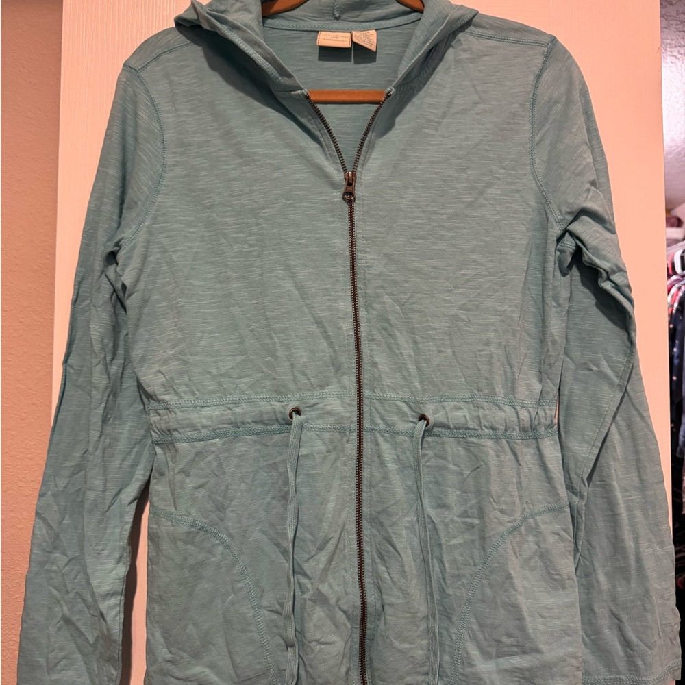 Caribbean Joe Light Blue Hooded Jacket